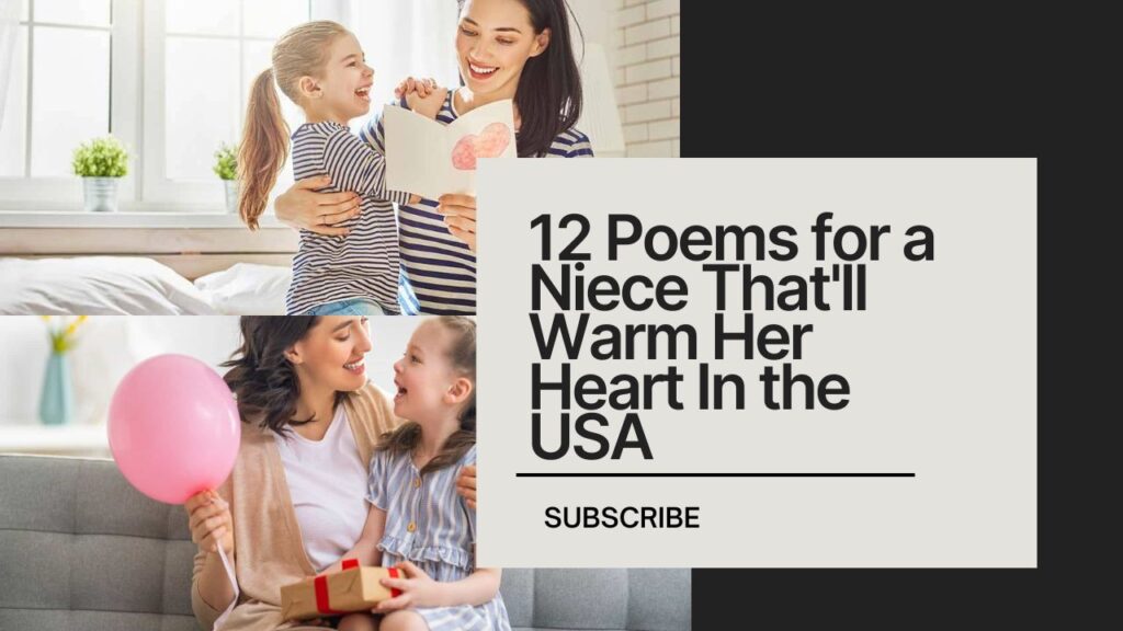 12 Poems for a Niece That'll Warm Her Heart In the USA